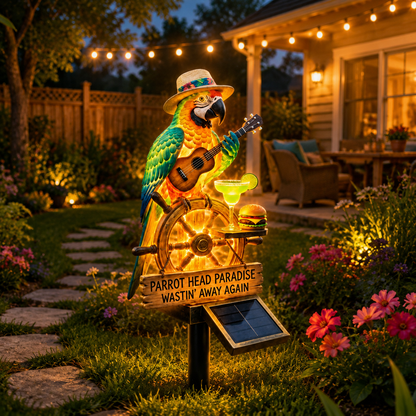 NatureGlow – Solar Illuminated Parrot Garden Decor – image 3