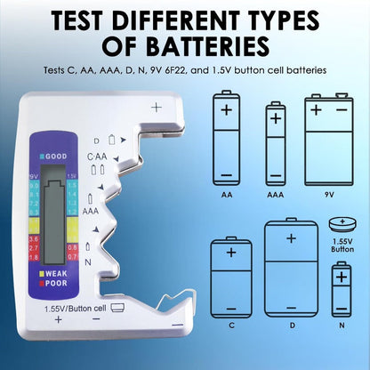 PowerCheck - Universal LCD Battery Tester – Know Your Battery Instantly – image 2