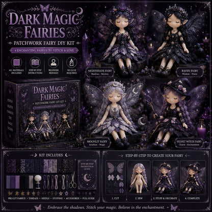 FairyStitch – Patchwork DIY Craft Collection – Dark Magic Fairies / Buy 1