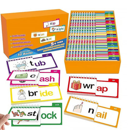 RhymeSpark – 30 Read & Rhyme Flip Books – 1 set