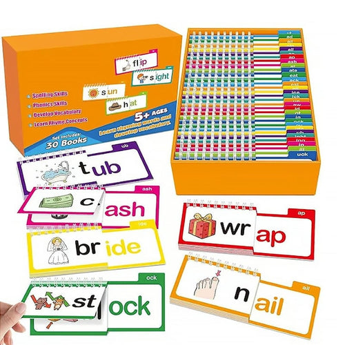 RhymeSpark – 30 Read & Rhyme Flip Books – 1 set