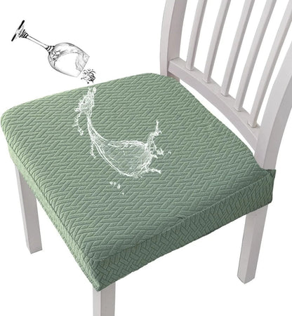 ChairEase – Washable Jacquard Chair Protector – Bean Green