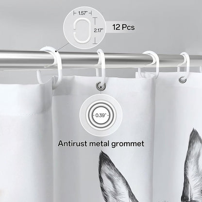 Are You Pooping?" Donkey Shower Curtain – image 6