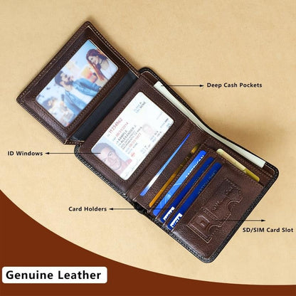 LumeVault – Premium Top-Grain Leather Security Wallet – image 4