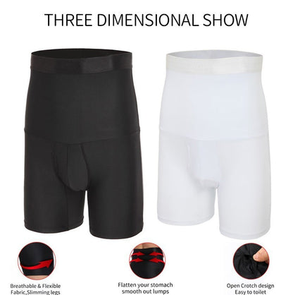 AlphaShape – High Waist Slimming Briefs – Black+White (SAVE $5) / S