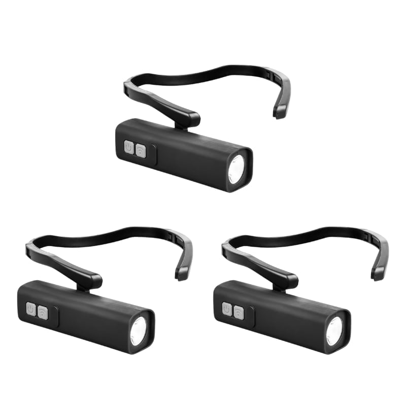 LumiFlex – Smart Ear‑Wear Headlamp with Gesture Control – 3 PCS