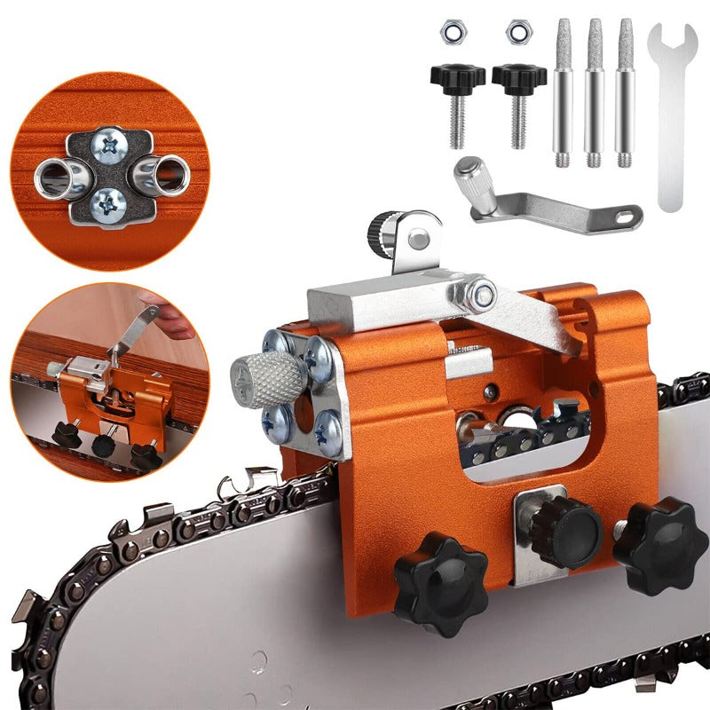 CutCore – Professional Chainsaw Sharpening System – Standard Kit (Includes 3 Grinding Heads)