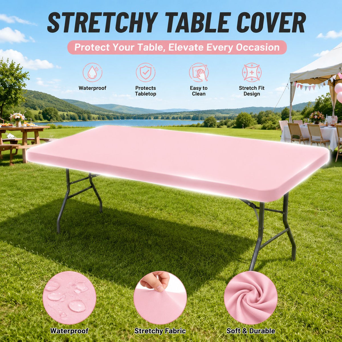 PicnicShield – Elastic Fit Table Protector – image 11