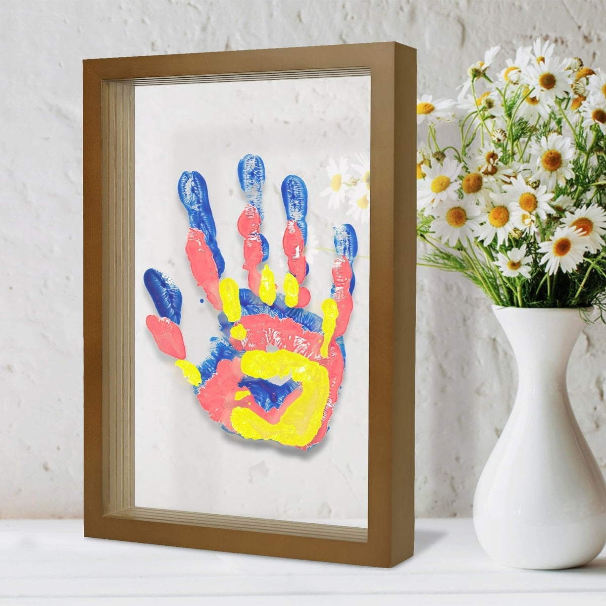 LoveMarks – Family Handprint Art Kit – White