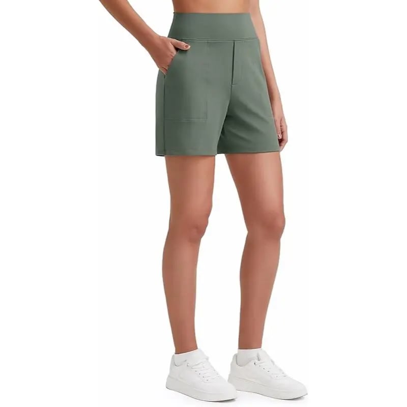 AeroFit – Breathable Summer Athletic Shorts – Grey Sage / XS