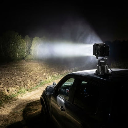 Motorized Remote Control Laser LED Searchlight – image 2