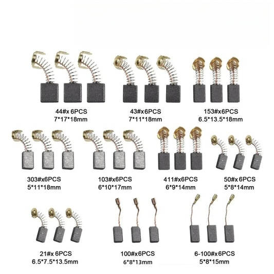VoltBrush – Universal Motor Carbon Brush Set (40PCS) – 60 Pcs
