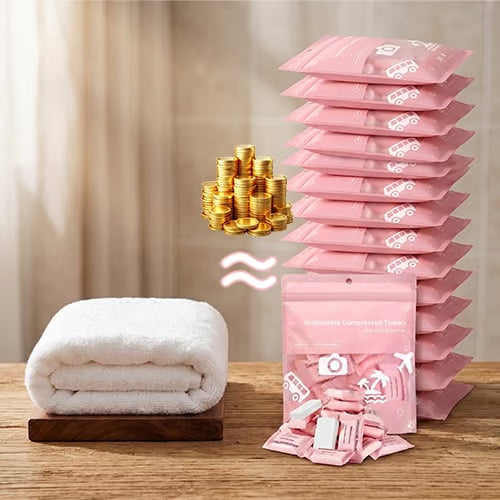 AirTowel – Disposable Compressed Travel Towel Set – image 11