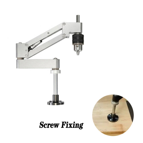 TapXpress – Light Duty Electric Drill Tapping Stand – Silver / Screw fixing