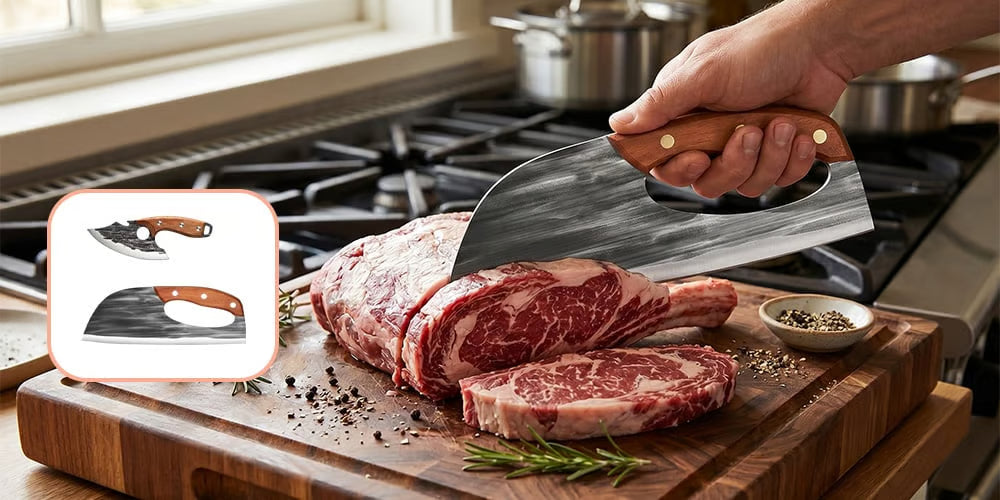 ChefForge – Professional Cleaver & Chef Knife Set – image 6