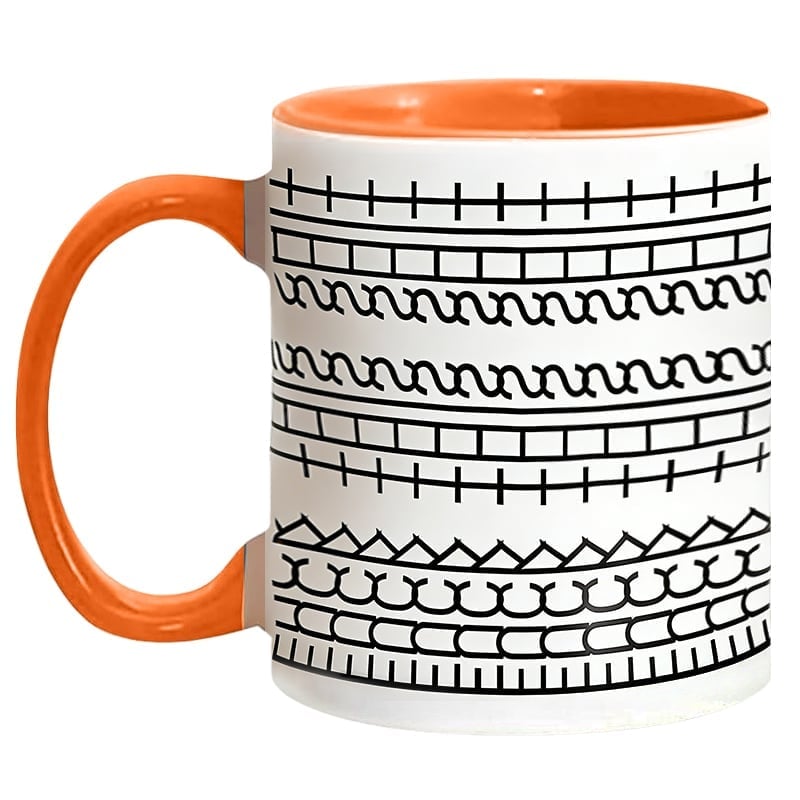 ZeroCare – Ceramic Coffee Mug – Orange