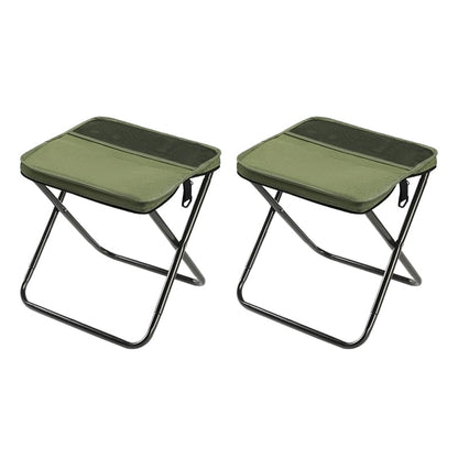 CarrySit – Travel Folding Stool – Green / 2 x Large (11.4 × 9.8 × 12.2 in)