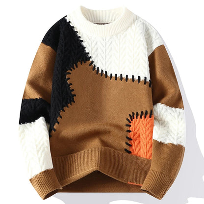 Luca Street Knit Pullover – Khaki / M