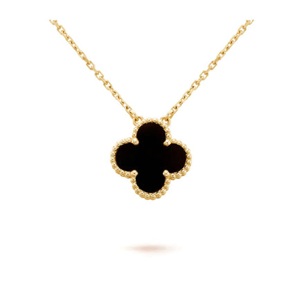 CelestiaGlow – Timeless Sparkle Pendant Necklace – Silver alloy - 14k gold plated / Gold