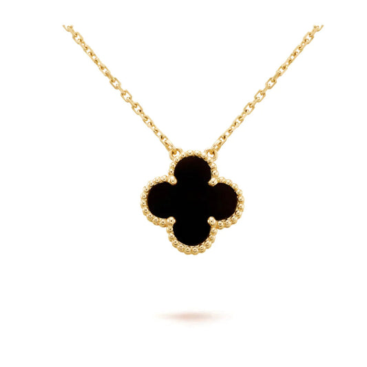 CelestiaGlow – Timeless Sparkle Pendant Necklace – Silver alloy - 14k gold plated / Gold