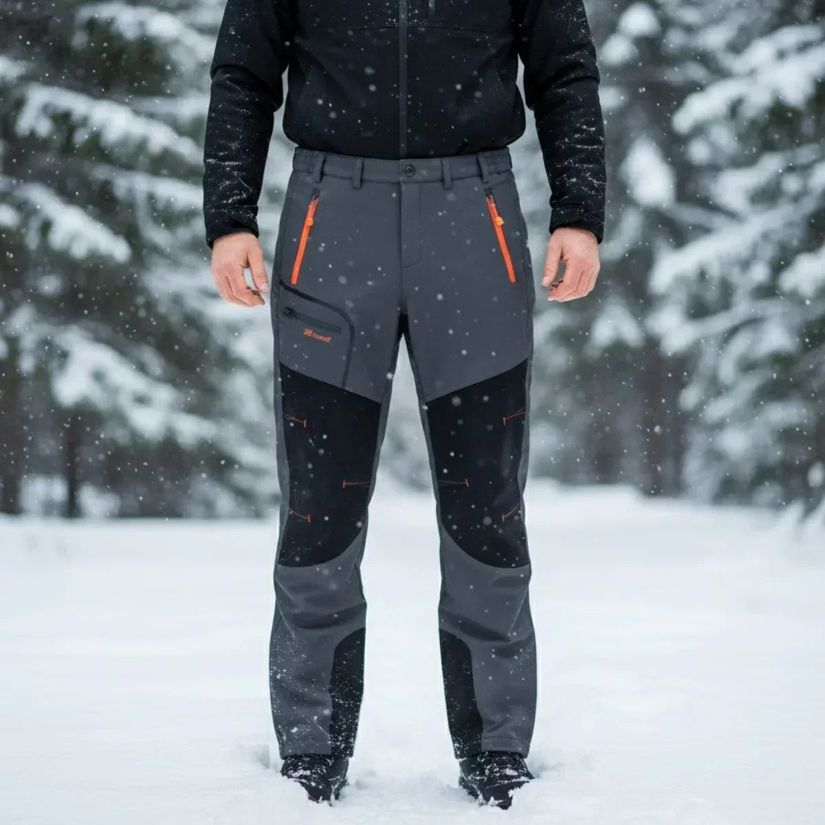 Nordex™ • Waterproof Thermal Work Pants – Dark Gray / S