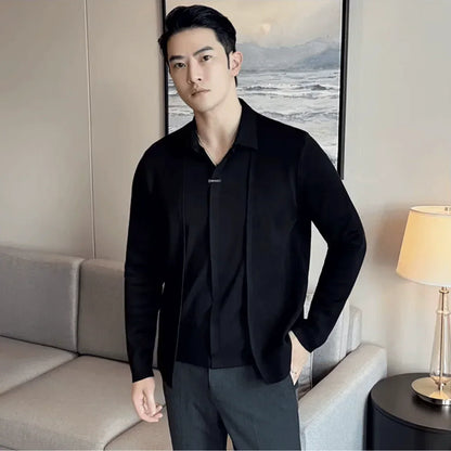 Layer™ – 2-in-1 Shirt with Cardigan Effect – image 2