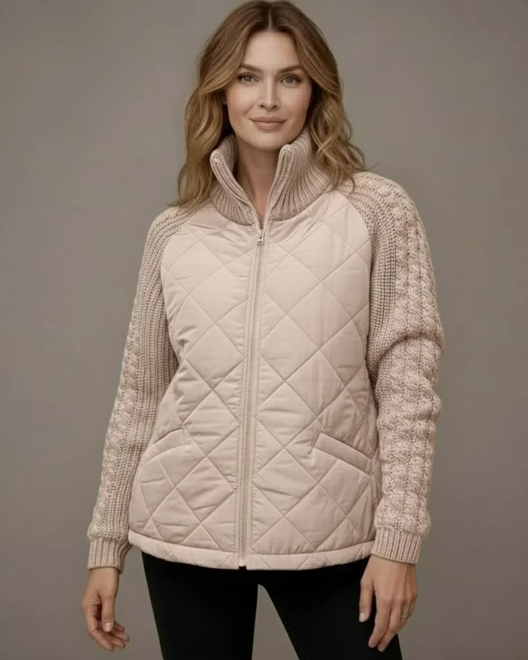 Arctiq™ – Minimalist Thermal Jacket – Light Beige / S