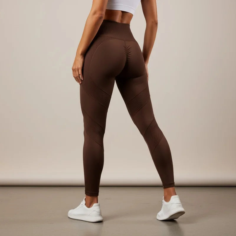 3D Thermal Sculpt Leggings - BoostBody™ – Brown / S