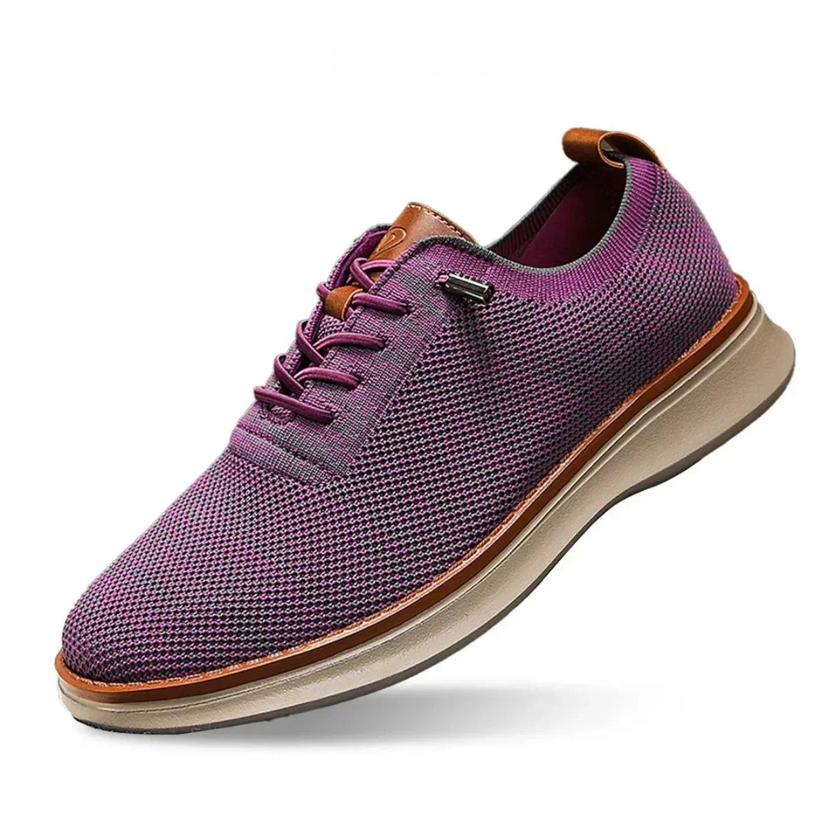 Braxen™ – Lightweight Breathable Knit Sneakers – Purple / 6