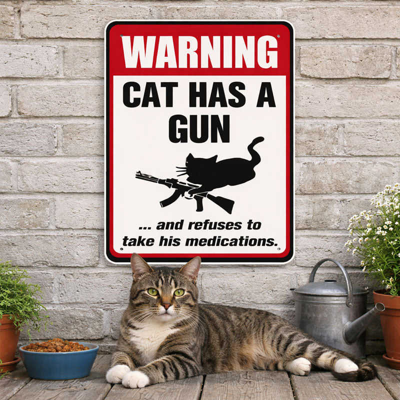 WittyGuard – Funny Dog Warning Sign – image 4