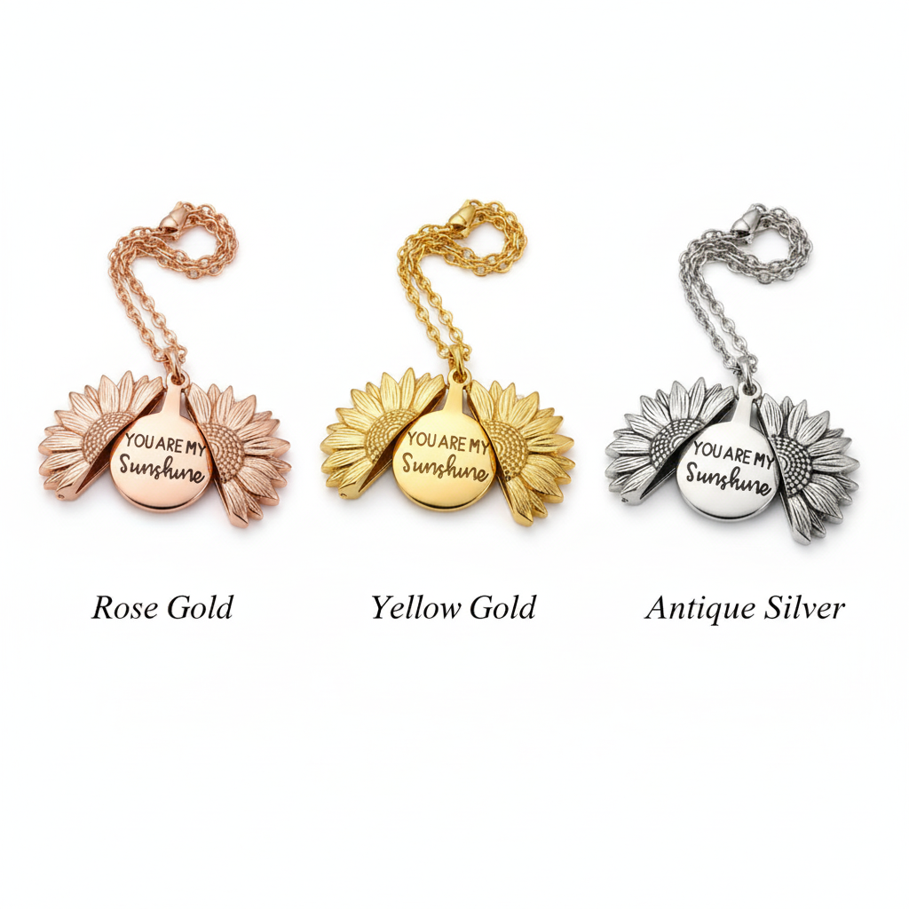 PureSun – “You Are My Sunshine” Necklace Gift Set – image 5