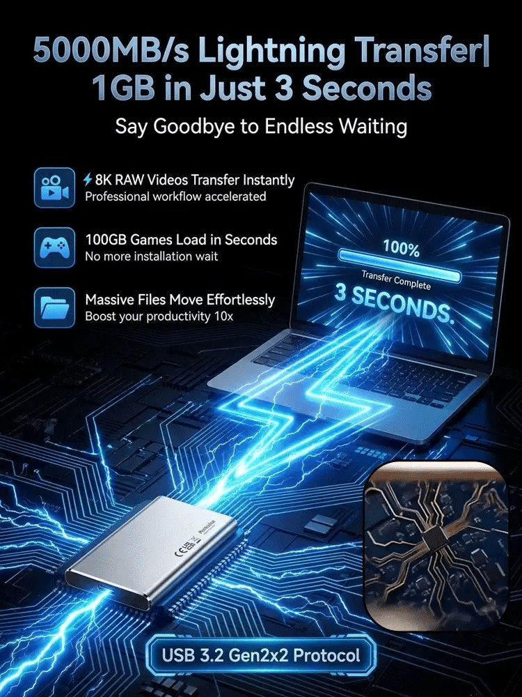 DataVault – High Speed Portable SSD Storage Drive – image 3