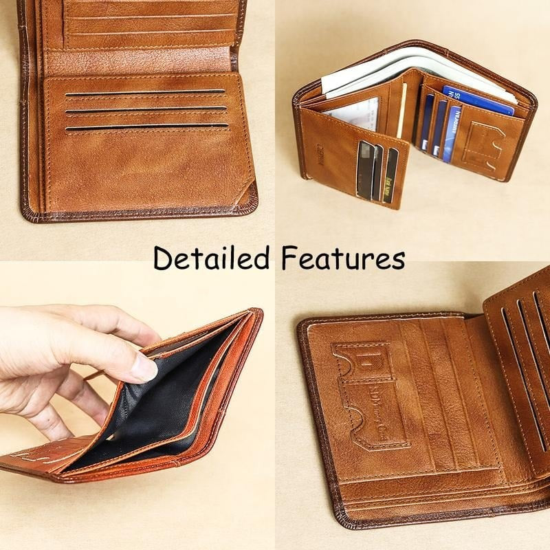 LumeVault – Premium Top-Grain Leather Security Wallet – image 5