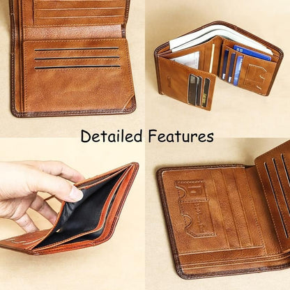 LumeVault – Premium Top-Grain Leather Security Wallet – image 5