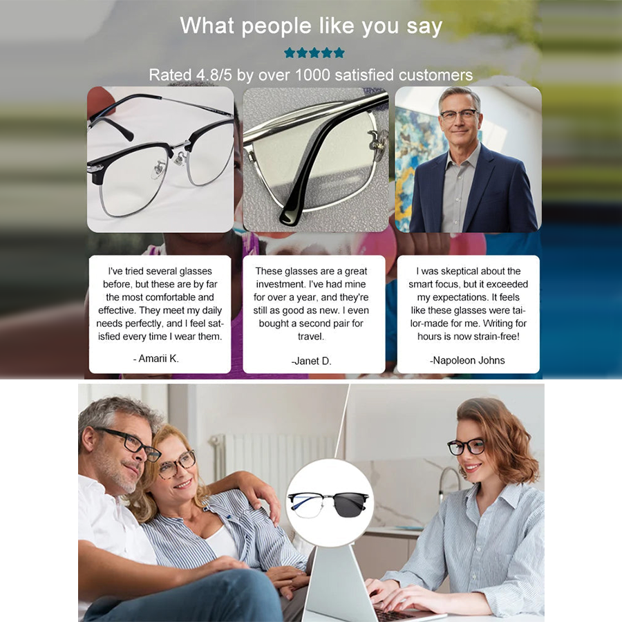 Ultra Light Anti Blue Presbyopic Glasses – image 9