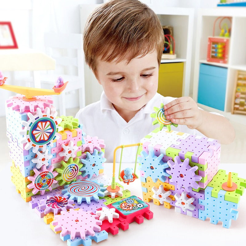 BrainBoost Builders – Montessori Gear Blocks – image 2
