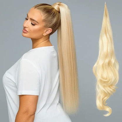 CrownLength – Instant Glam Hair Extension – Blonde / Buy 1 Get 1 Free