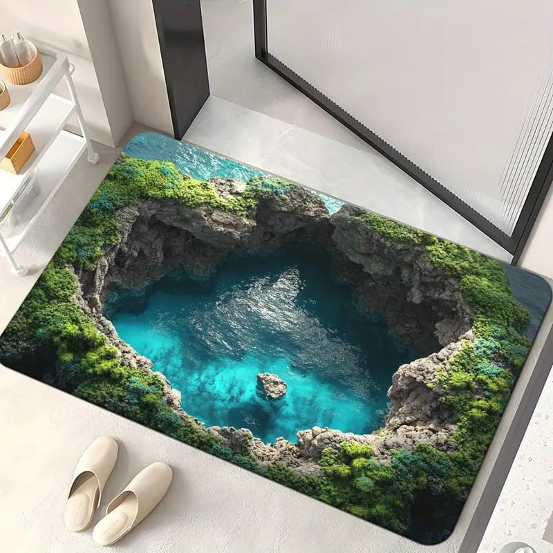 DepthDoor – 3D Illusion Doormat – Forest / 40*60/16*24in