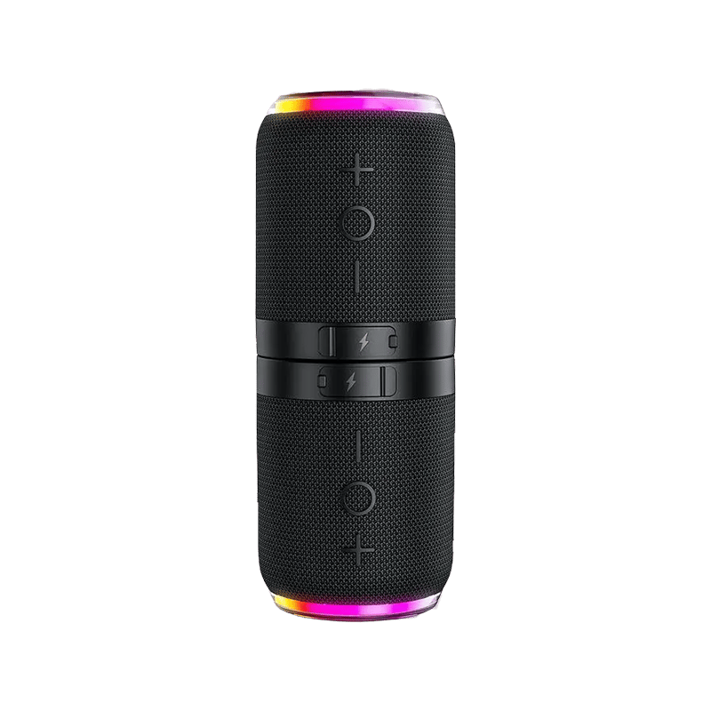 TwinBeat – Portable Dual-Unit Bluetooth Speaker – Black
