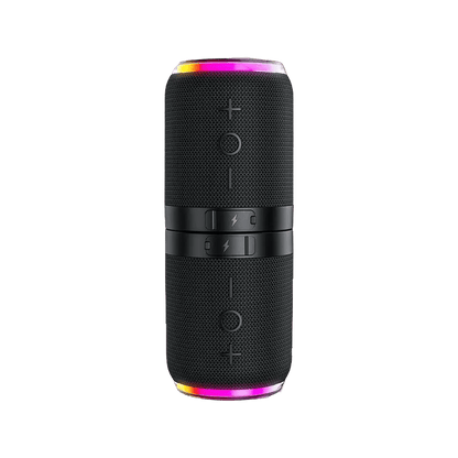 TwinBeat – Portable Dual-Unit Bluetooth Speaker – Black