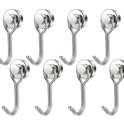MagnaHook - Heavy Duty Swivel Hooks – 8 pcs