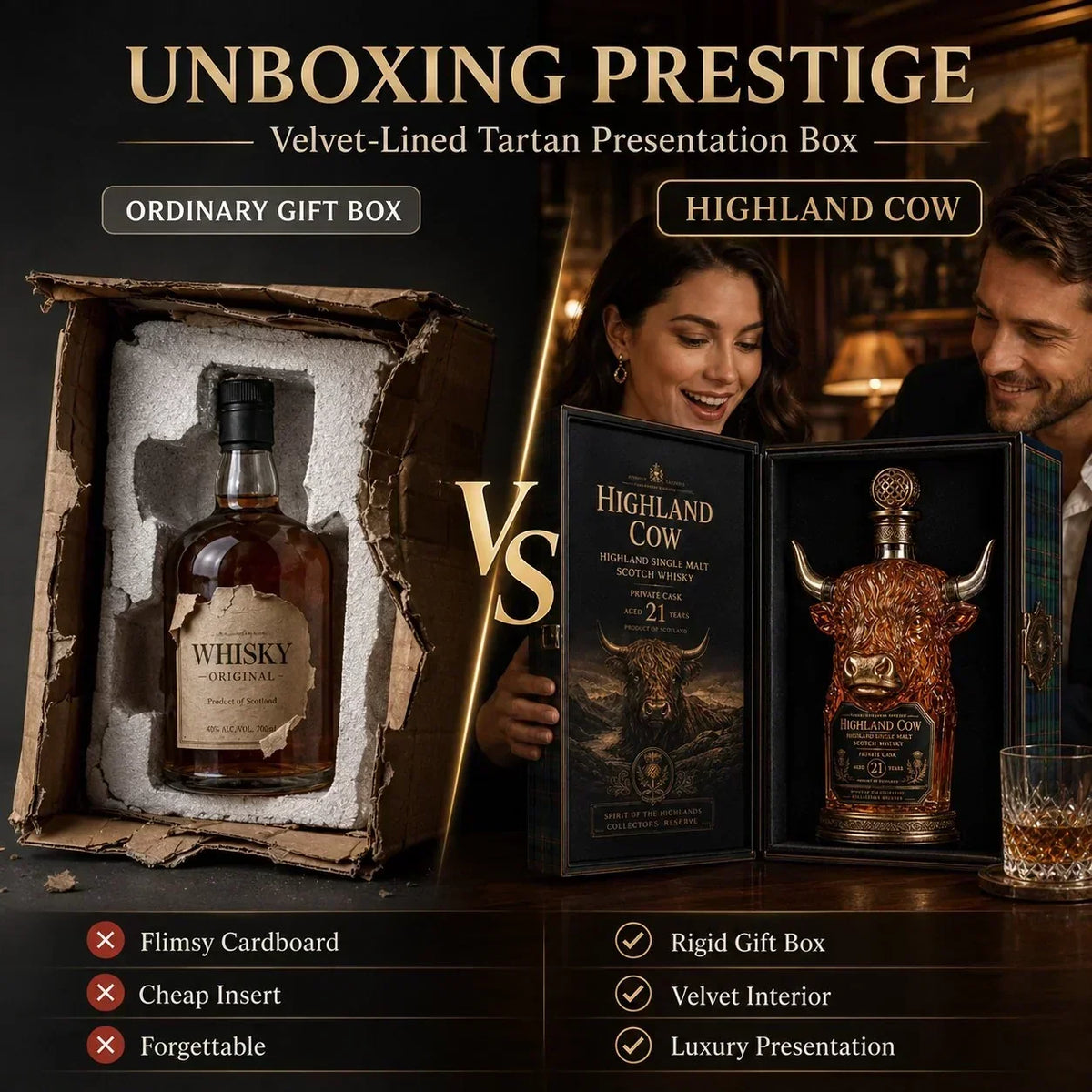 RegalHorn – Luxury Highland Cow Whisky Decanter – image 4