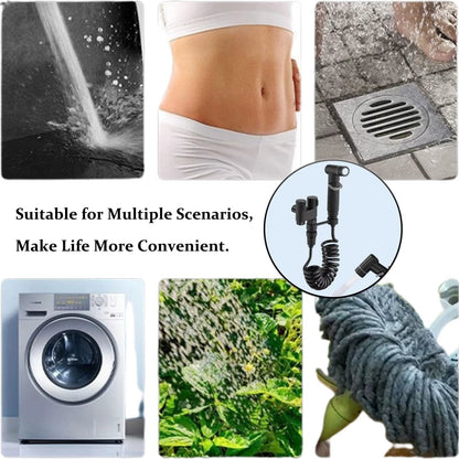 1-In-2-Handheld Out Dual Control Valve Bidet Sprayer for Toilet – image 5