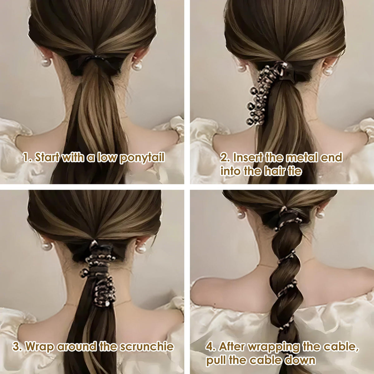 CoilLuxe – Premium Spiral Hair Ties Pack – image 3