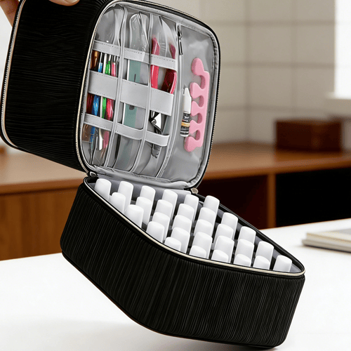 PolishPro – Deluxe Double‑Layer Nail Organizer Case – image 4