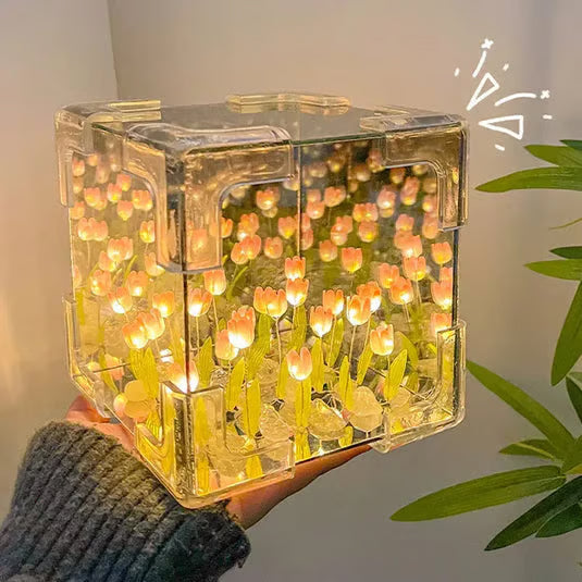 BloomGlow – DIY Tulip Mirror Lamp Box – image 8