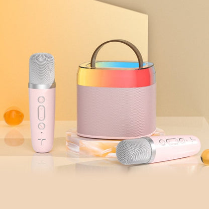 BeatVox – Mini Karaoke Speaker with Mics – Pink+