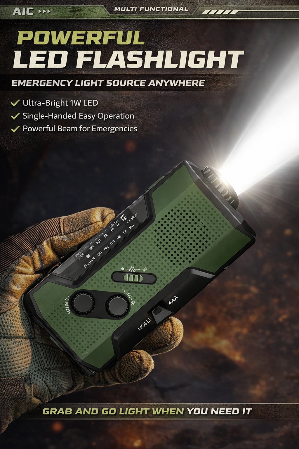PowerCast Elite – 4-in-1 Emergency Radio – image 18