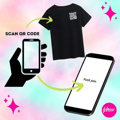 ScanMe – Funny QR Code Interactive T-Shirt – image 12