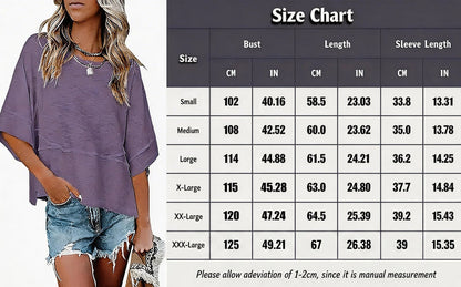 PureEase – Oversized Crewneck Comfort Summer Top – image 26